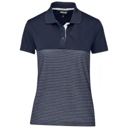Ladies Maestro Golf Shirt Navy Front